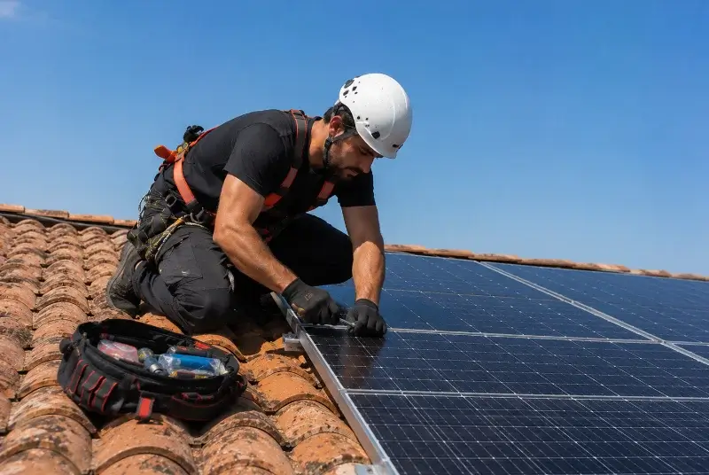 Maintenance et monitoring de panneaux solaires à Marlenheim