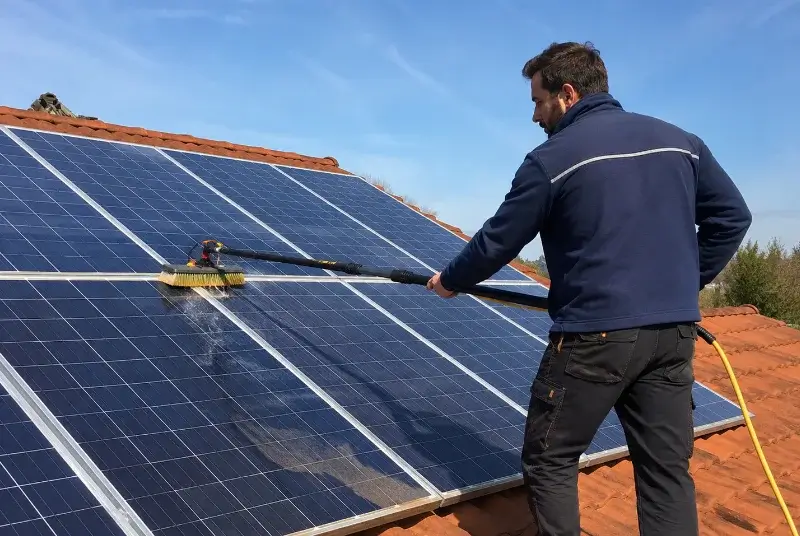 Nettoyage et entretien de panneaux solaires à Marlenheim